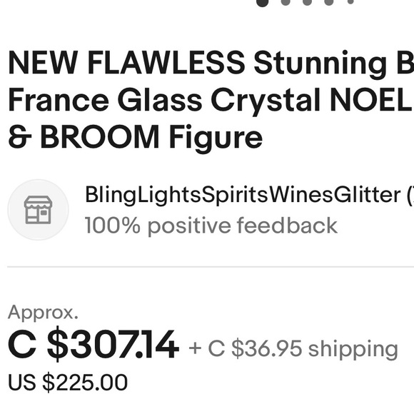 Baccarat Crystal Snowman with Broom. Made in and purchased in France 🇫🇷 - Picture 13 of 15